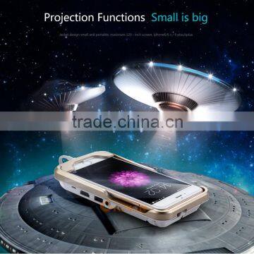 I60 new Handheld Led mini projector Aiptek I60 pico portable pocket proyector 3000 mAh battery charge for Phones