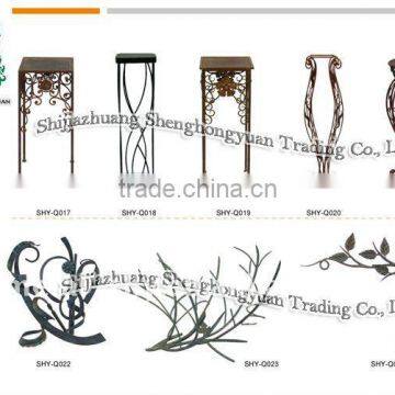 Metal Furniture Iron Chairs Table Set for Garden Outside