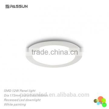 pop design round shape mini led panel light 12w