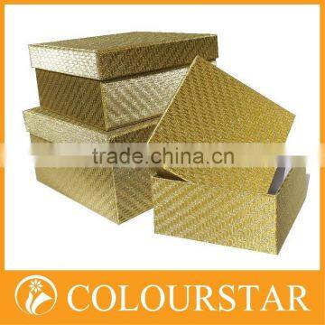 Hot Stamping Fancy Customized Recycle Handmade Paper Box photo-3