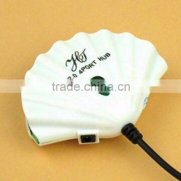 2016 Fashional Beach Shell Shape Custom Logo USB Hub photo-5