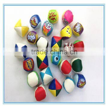 factory production custom promotional pvc soft leather bulk juggling ball