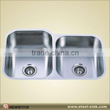 60/40 Standard Undermount Stainless Steel Sinks