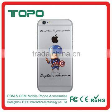 Lovely The Avengers Cute heros Captain America iron man PC for girl Customizable pattern for iphone 6 6s plus