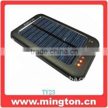 Low cost solar charger with led light