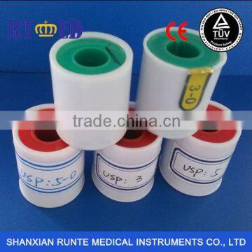 Nonabsorbable Surgical Silk Braided Sutures in rolls
