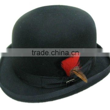 traditional wool felt bowler hat