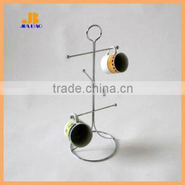 chrome wire cup rack