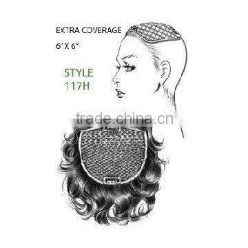 100% Human hair Extra Coverage /Human Hair Wiglet