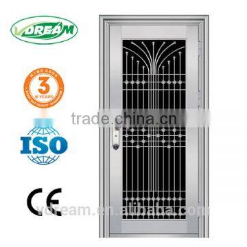 stainless steel single leaf door