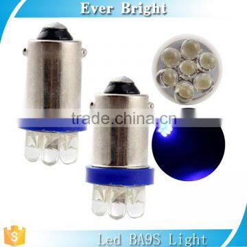 Guangzhou auto parts BA9S led light bulb scoket 12v 7SMD led light lamp