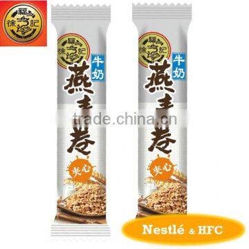 HFC 2672 bulk grain snack, Oat rolls with milk flavor