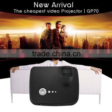 FLYIN 2016 Brand New GP70 Home Mini Cinema Micro Projector 800 Lumens