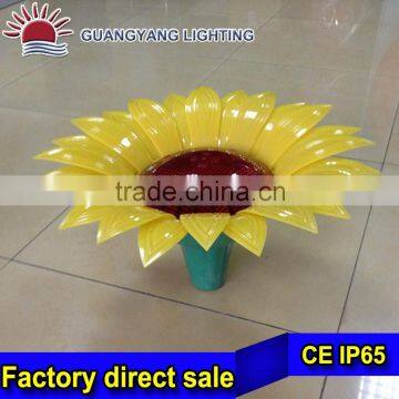 yellow garden sunflower hotel lawn plastic led sunflower