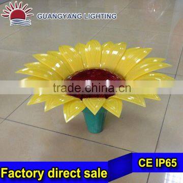 Yellow Garden Sunflower Hotel Lawn Plastic Led Sunflower
