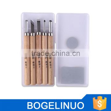 5PCS Professional Beech Wood Carving Knife Set