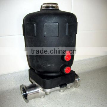 hot sale sanitary food grade ss316l clamp diaphragm valve quick install