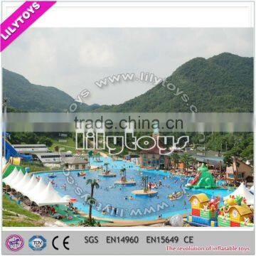 Hot sell giant inflatable commecial water park, land of the theme park for sale,giant inflatable water park