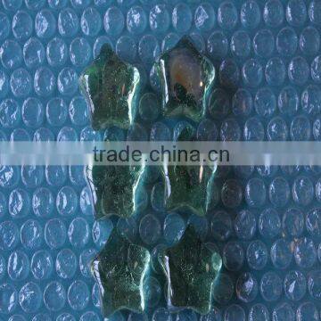 Star Shape Glass Stones,green Glass Stones