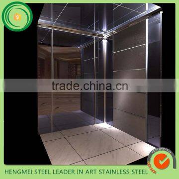 BIS certificate decorative 304 stainless steel plate for elevator cabin