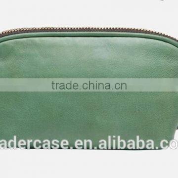 2014 Ladies Fashion Genuine Leather Cosmetic Vanity Bag