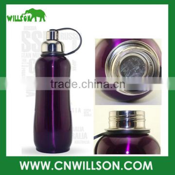 China supplier stainless steel water bottle thermos vacuum flask bicycle bottle