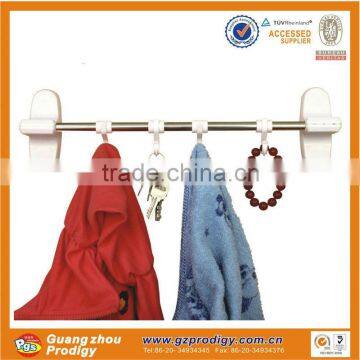 2017 new bathroom sliding hook on rail towel bar