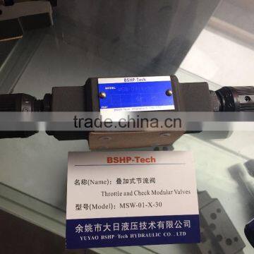 Yuken Throttle Valves and Series Check MS*-01-**-50/10