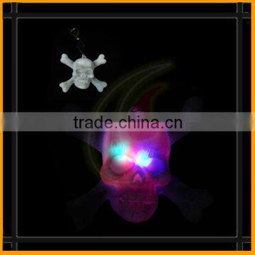 3 led skull glowing necklace