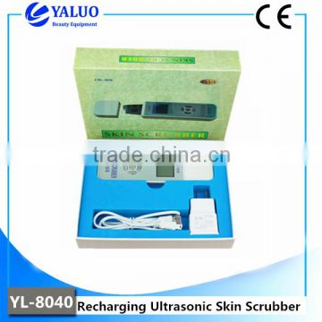 High Quality Handled Recharging Ultrasonic Skin Scrubber