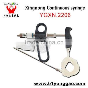 Automatic vaccine syringe 2ml poultry syringe with needle veterinary injector