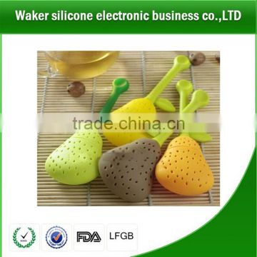 wholesale factory design silicone tea strainer