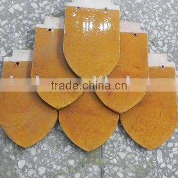 Chinese glazed fish scale tiles