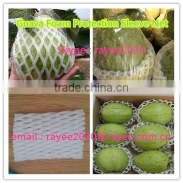 Guava Foam Protection Sleeve Net, foam net for pakcing vegetables and bottles , net espuma