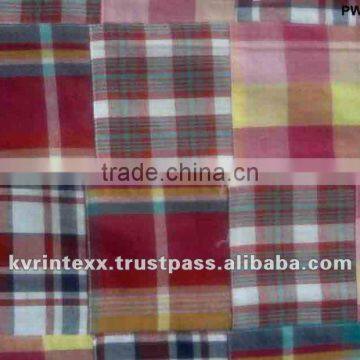 cotton checked fabric