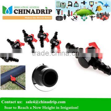 16mm Coupling Pipe Irrigation Water Hose Switch Plastic Valve