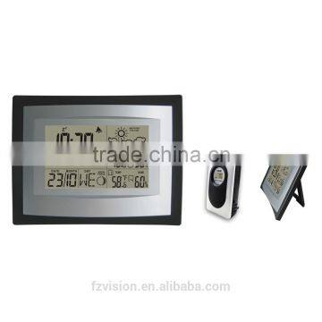 Wireless Weather Station, Wall/Table Clock Weather Station, Weather Station Hygrometer With 2 Sensors as a Gift photo-2