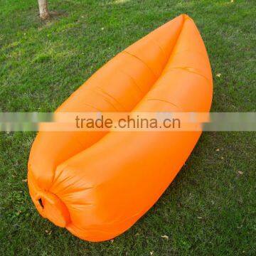 Outdoor Inflatable Sunbath Nylon Fabric Beach Lounger Convenient Compression Layba photo-3