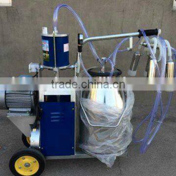 2015 hot sale piston sheep milker with single bucket