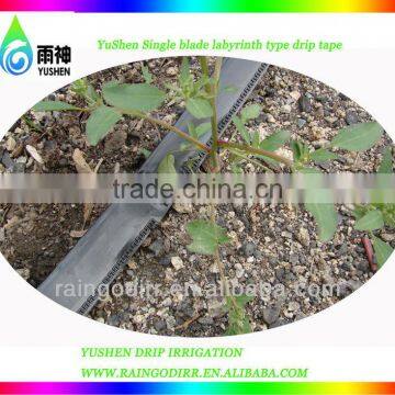 single blade labyrinth type drip irrigation tape