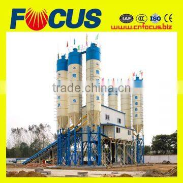 Construction Equipment Belt Conveyor Concrete Batching Plant Hzs120