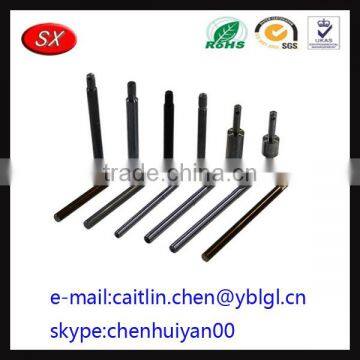 Chinese Supplier steel Pineapple and straight knurling shaft