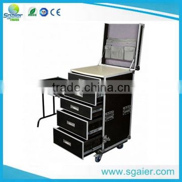 China custom aluminum 12u dj table flight case pro tool case