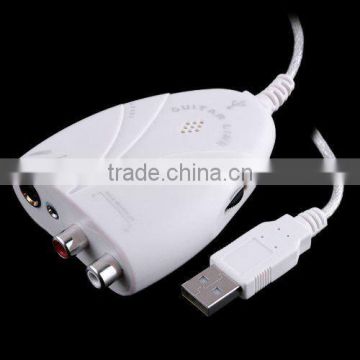 Mini USB Link Cable Guitar to PC/Headphone/Speaker