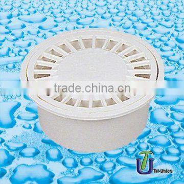 PVC-U balcony floor drain DIN /plastic floor drain