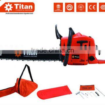 45CC gasoline CHAIN SAW wood cutting machine 18" bar with CE, MD certifications