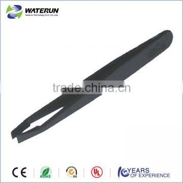 WATERUN Black Conductive Plastic Tweezers, 115mm Length Conductive Plastic Tweezers With Reasonable Price photo-5