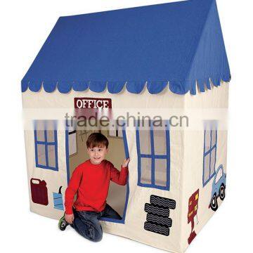 Wholesale OEM Duty Cotton Canvas Indoor Wooden Children Toy House Boy Kids Play Tent House photo-2