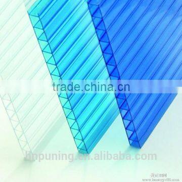 Transparent PC Polycarbonate Plastic Hollow Roofing Sheets Ten Years Quality photo-2