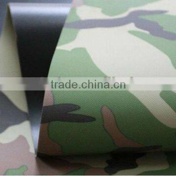 Camouflage PVC inflatable boat material(huasheng)